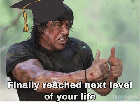 Senior Year Graduate Finally Reached Next Level GIF