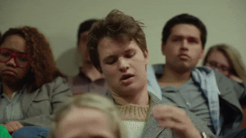 Senior Year Guy Bored In Class GIF