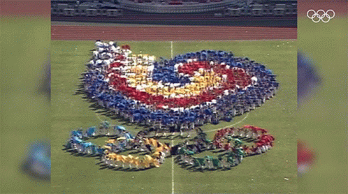 Seoul 1988 Olympic Rings GIF