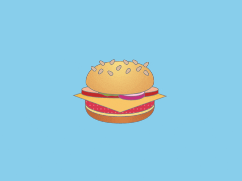 Separating Components Of Burger GIF