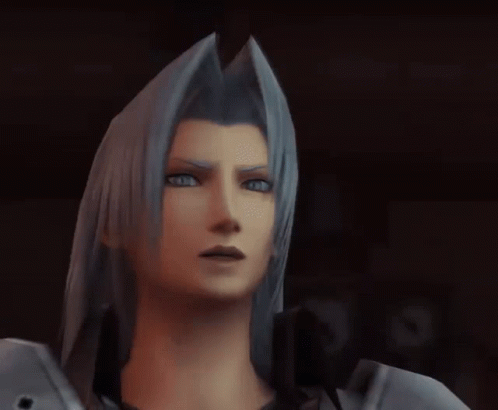 Sephiroth Confused Look GIF