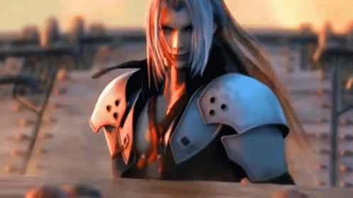 Sephiroth Disappearing Underground GIF