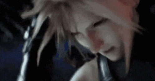 Sephiroth Grabbing Cloud's Hand GIF