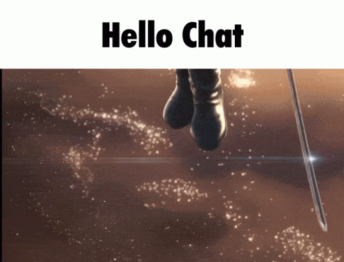 Sephiroth Hello Chat GIF