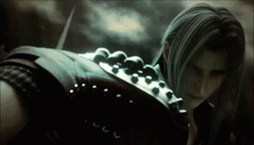 Sephiroth Holding Foot GIF