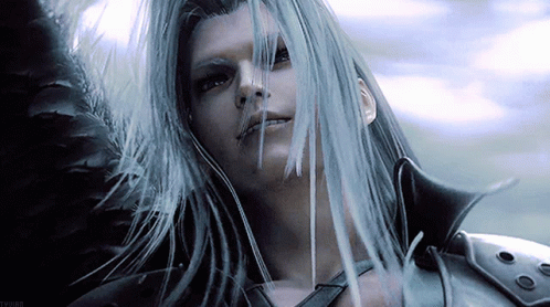 Sephiroth Moving Hair GIF