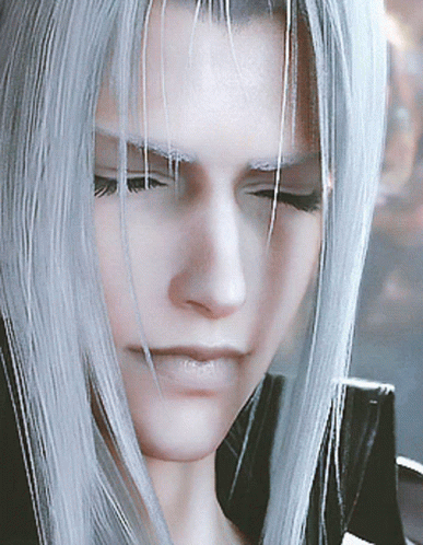Sephiroth Opening Eyes GIF