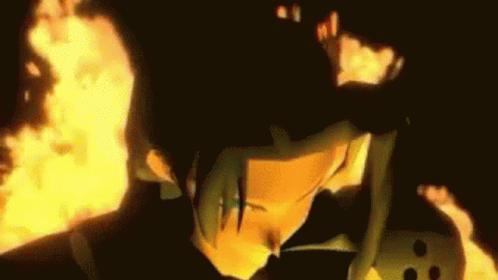 Sephiroth Original Game Fire Scene GIF