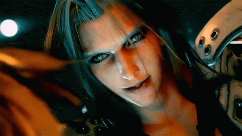 Sephiroth Smiling At Cloud GIF