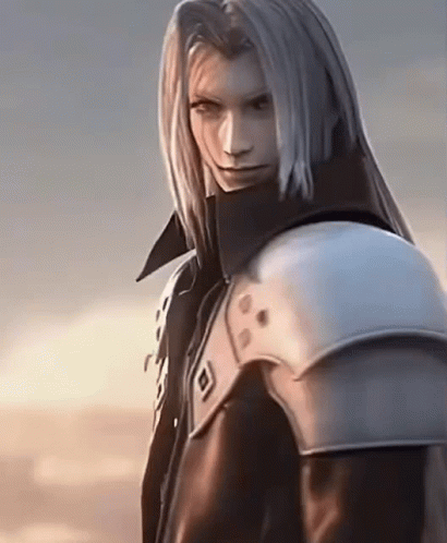 Sephiroth Turn And Walk GIF