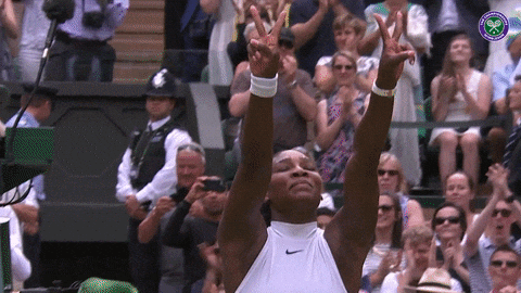 Serena Williams Signing Fingers 22 GIF