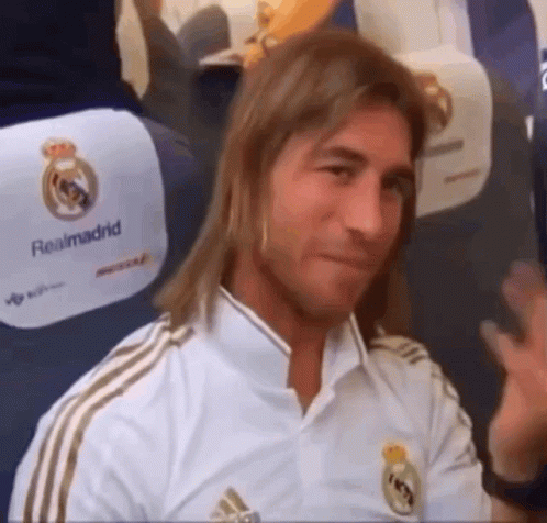 Sergio Ramos Blowing A Kiss GIF