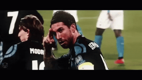 Sergio Ramos Hand Saludo GIF