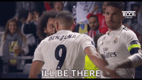 Sergio Ramos Saying I'll Be There GIF