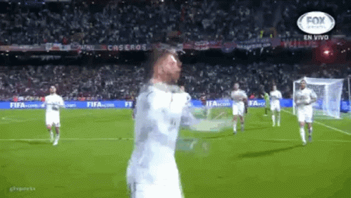 Sergio Ramos Showcasing His Jersey Number GIF