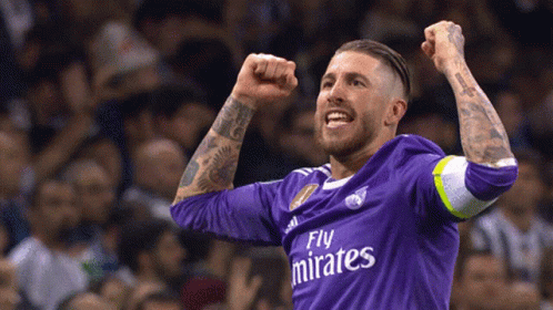 Sergio Ramos Winning Reaction GIF