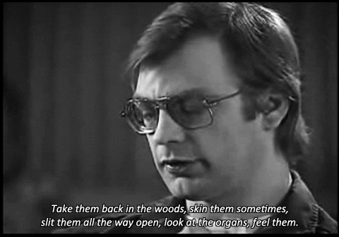 Serial Killer Jeffrey Dahmer Prison Interview GIF