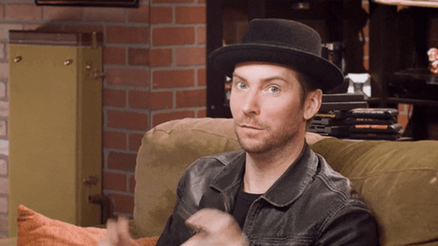 Serious Air Quotes GIF