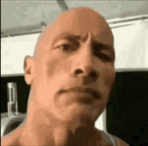 Serious Bald Man GIF