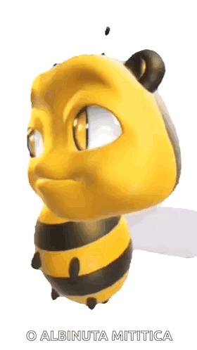 Serious Cartoon Bee