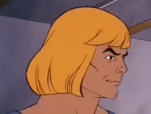 Serious Cartoon Character Close Up