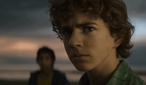 Serious Face Percy Jackson GIF