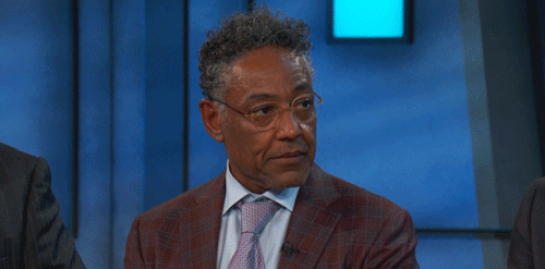 Serious Giancarlo Esposito Looking Away GIF