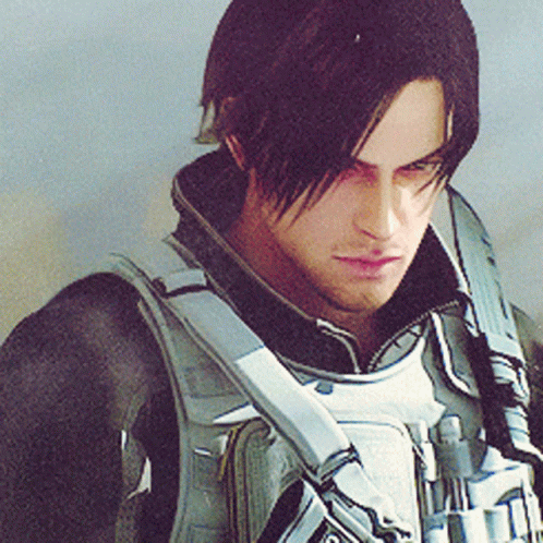 Serious Leon Kennedy Walking GIF