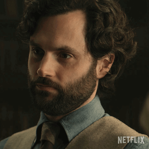 Serious Look Joe Goldberg GIF