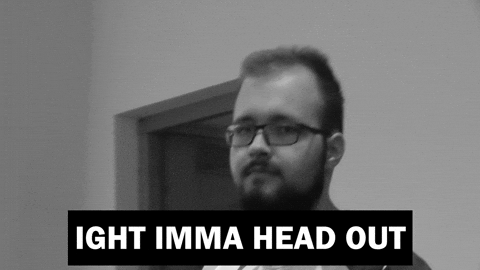 Serious Man Head Out GIF