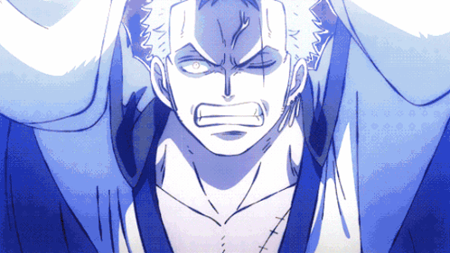 Serious Man In Blue And White GIF