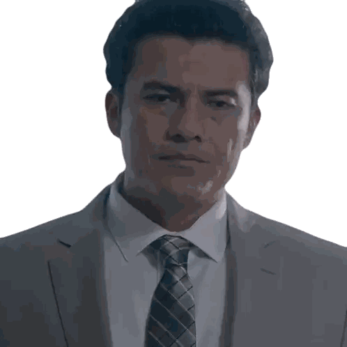 Serious Man in Suit and Tie
