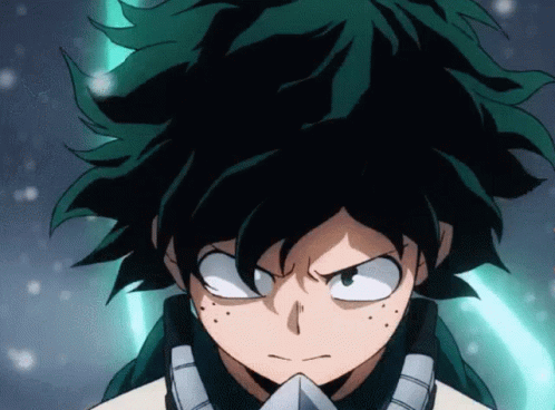 Serious Mode Midoriya GIF