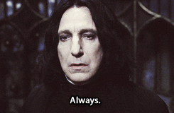 Serious Snape Always GIF