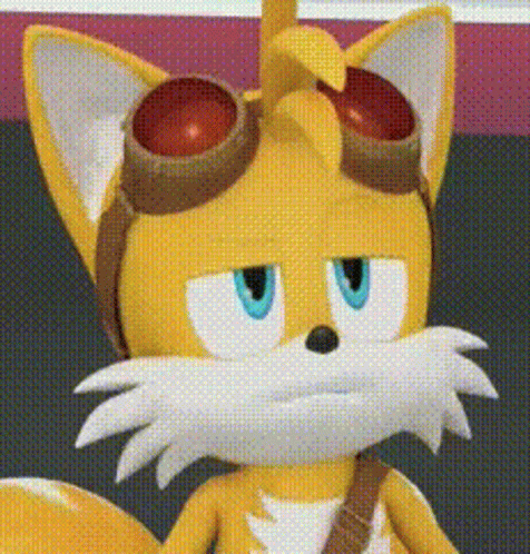 Serious Tails Thinking GIF