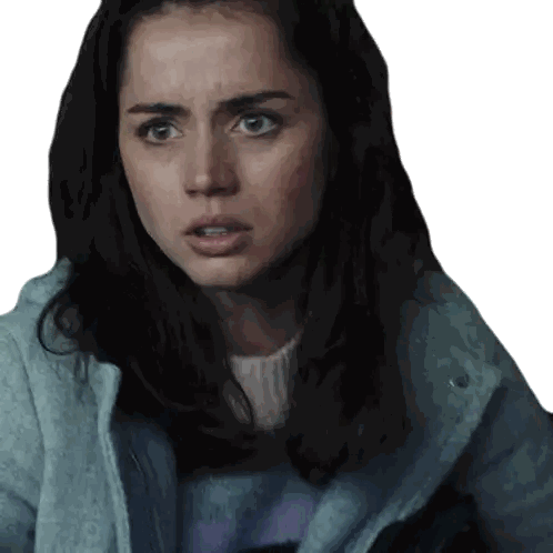 Serious Woman in Grey Coat and Sweater