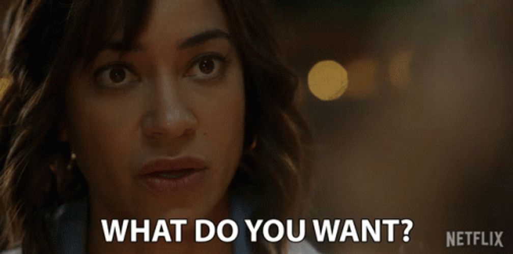 Serious Woman What Do You Want GIF