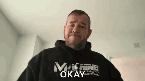 Seriously Angry Man Says Okay Sure GIF