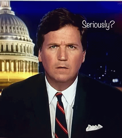 Seriously Tucker Carlson GIF