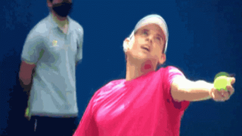 Serving Dominic Thiem GIF