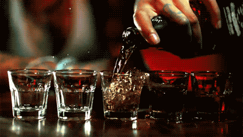 Serving Drinks At The Bar GIF