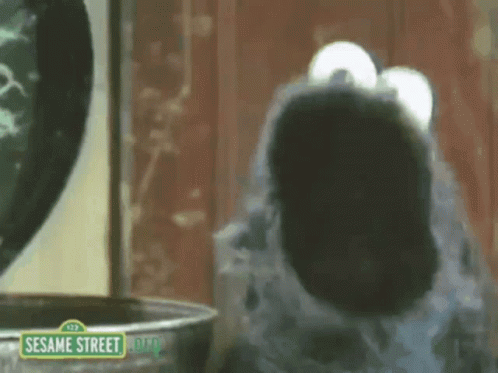 Sesame Street Cookie Monster Muppet GIF