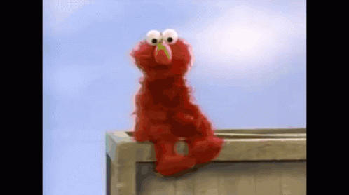 Sesame Street Elmo Bored GIF