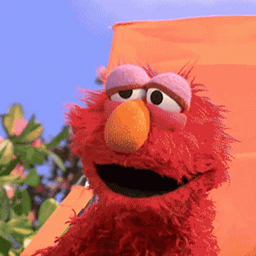 Sesame Street Elmo Shaking GIF