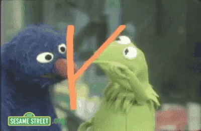 Sesame Street Kermit And Grover K GIF