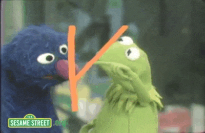 Sesame Street Kermit Falling Off Building GIF