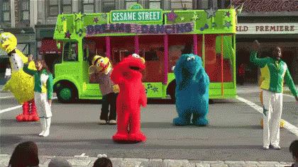 Sesame Street Street Dance GIF