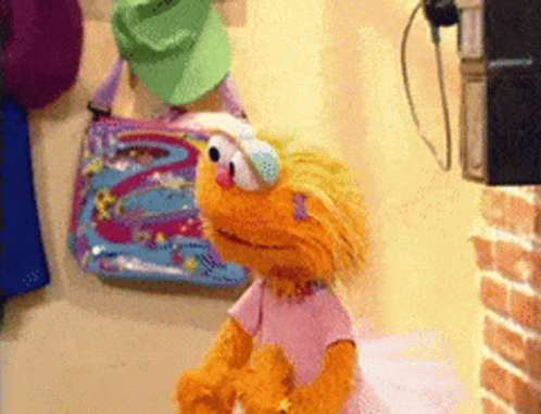 Sesame Street Zoe Muppet GIF