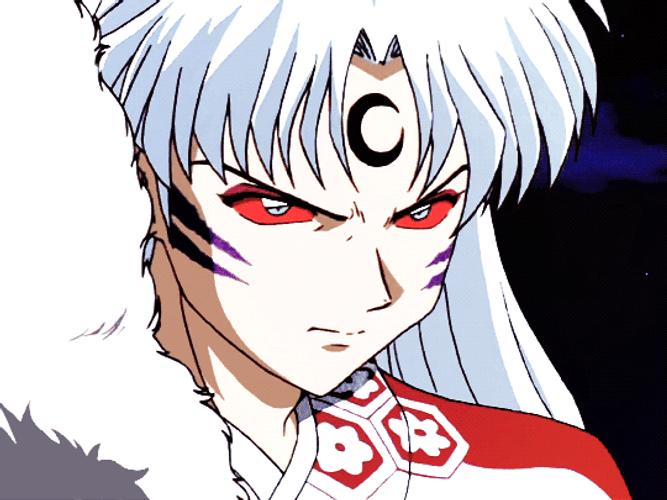Sesshomaru And His Red Eyes GIF
