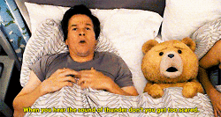 Seth Macfarlane And Ted GIF